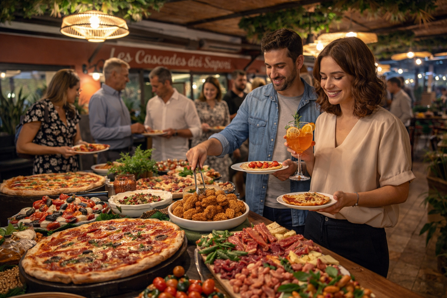 Nos menus de groupe au Restaurant Les Cascades dei Sapori